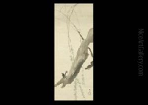 Swallow On The Willow by Hishida Shunso