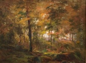 Interior Fran Bondstuga by Roswell Morse Shurtleff