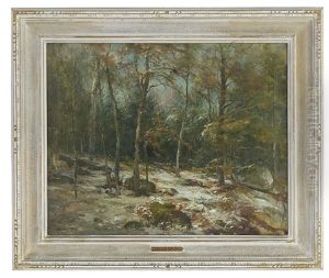 October Snow - Keene Valley by Roswell Morse Shurtleff