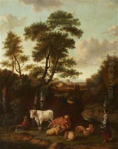 Landscape With Shepherds by Jan Siberechts