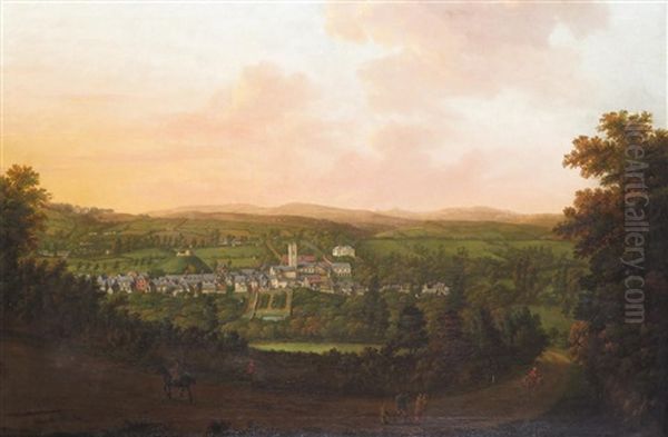 View Of A Town, Thought To Be Cirencester - view 1