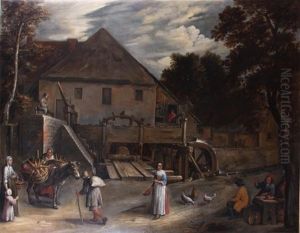 Scene De Ferme by Jan Siberechts
