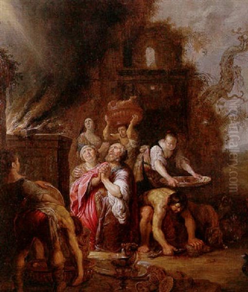 The Sacrifice Of Noah - view 1