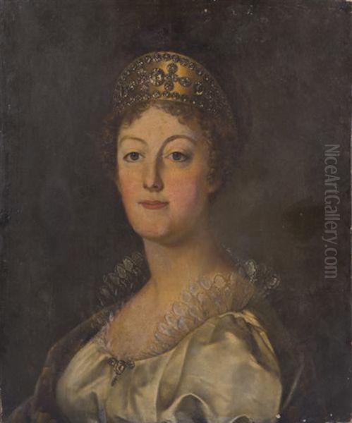 Portrait De Marie Antoinette D'autriche, 1819 - view 1