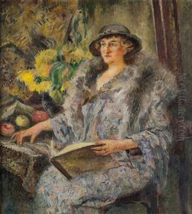 Portret Pani Profesorowej Z by Kazimierz Sichulski