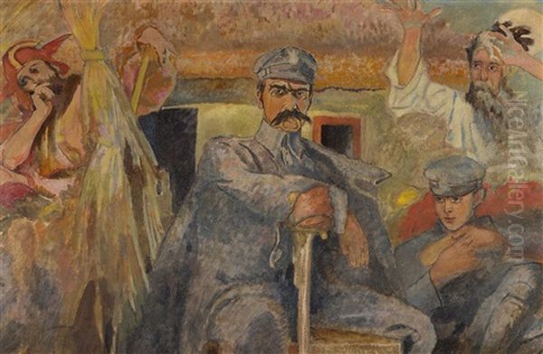 Jozef Pilsudski Z Wernyhora I Stanczykiem - view 1