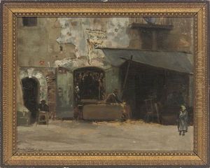 The Letter Writer, Naples by Bernhard Sickert