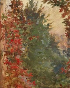 Jardin Vu De La Fenetre by Marie Bracquemond
