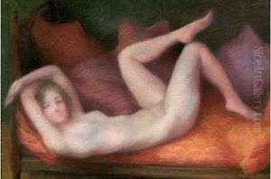 Le Repos Du Modele by Marie Bracquemond