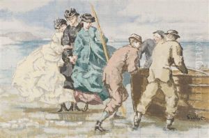 Landing From The Boat by Walter Richard Sickert