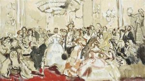 Study For Glencora (after John Gilbert) by Walter Richard Sickert