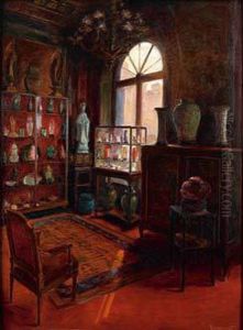 Interieur Chinois by Pierre Bracquemond