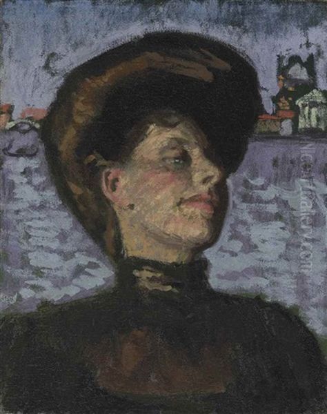 Mrs Swinton. Lady In A Gondola - view 1