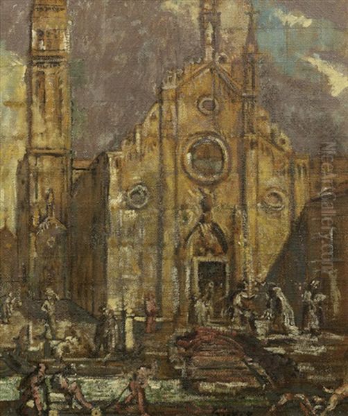 Outside The Frari, Venice - view 1