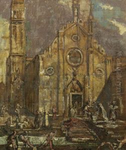 Outside The Frari, Venice thumbnail