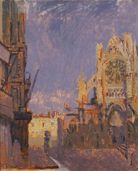The Facade Of St. Jacques - view 1