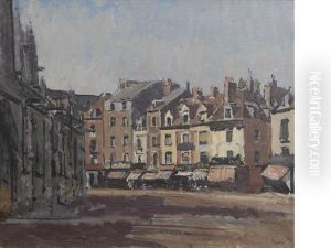 Rue De La Boucherie With St. Jacques by Walter Richard Sickert