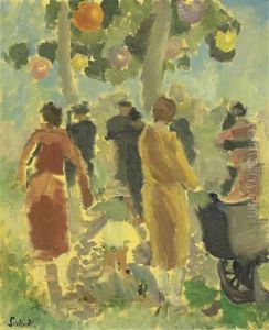 Fete Near Envermeu, Dieppe by Walter Richard Sickert