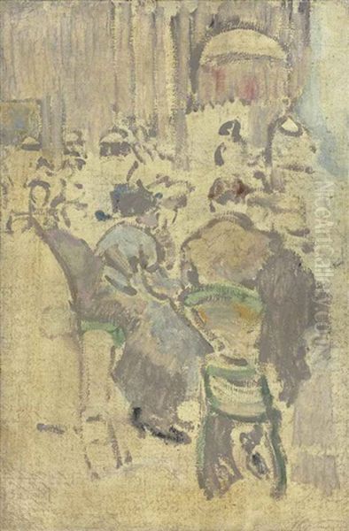 Cafe Interior, Baccarat, Dieppe - view 1