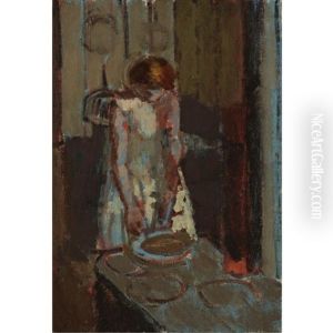 A French Kitchen by Walter Richard Sickert