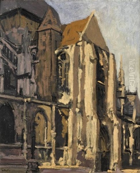 South Facade Of St. Jacques, Dieppe - view 1