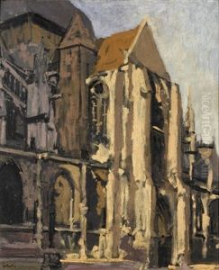 South Facade Of St. Jacques, Dieppe by Walter Richard Sickert