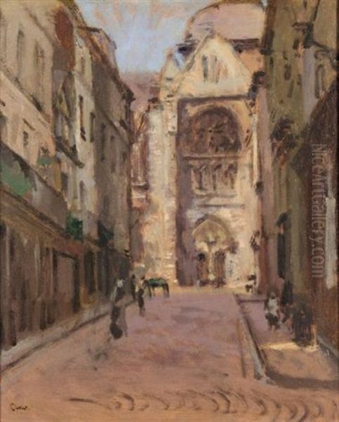 La Rue Pecquet, Dieppe - view 1