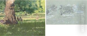 The Serpentine (+ A Study For The Same, Pencil And Wash; 2 Works) by Walter Richard Sickert