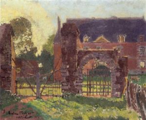 Gate To The Chateau D'auberville, Near Envermeu by Walter Richard Sickert