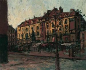 La Place Nationale With Le Grand Duquesne, Dieppe by Walter Richard Sickert