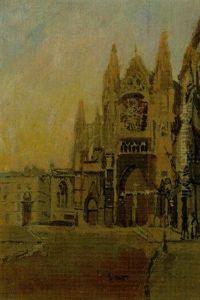 St. Jacques Facade, Dieppe by Walter Richard Sickert