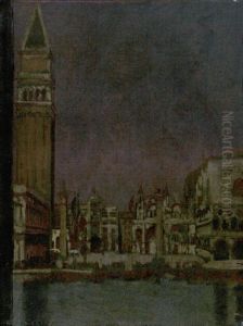 Le Palais Des Doges Au Crepuscule, Venice by Walter Richard Sickert
