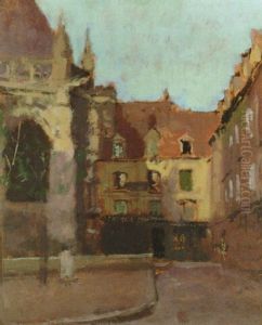 Eglise De St.jacques, Rue St. Catherine, Dieppe by Walter Richard Sickert