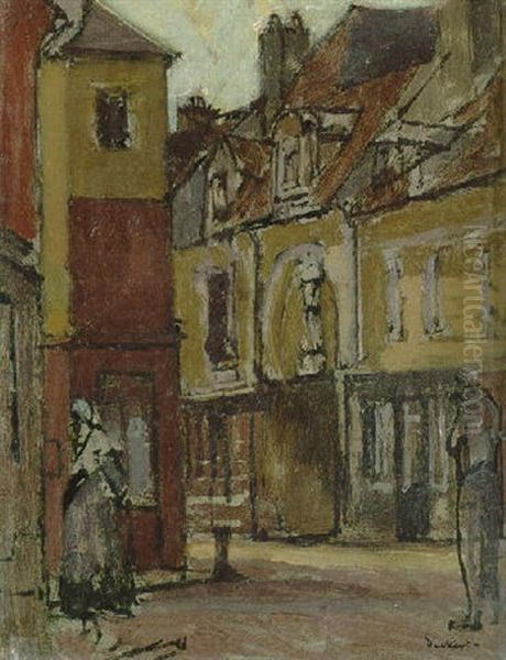 A Street In Dieppe - view 1
