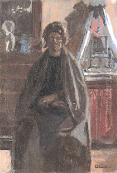 Seated Venetian Woman: Carolina Dell'aqua (dona In Casa) - view 1