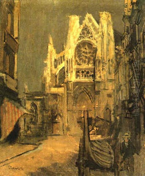St. Jacques Facade, Dieppe - view 1