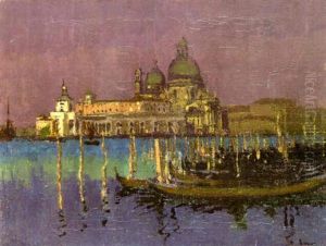 Nocturne, The Dogana And Santa Maria Della Salute by Walter Richard Sickert