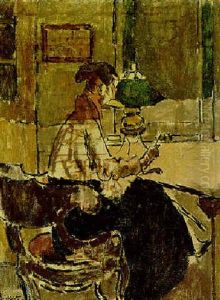 Christine Drummond Sickert, Nee Angus, Buys A Gendarmerie by Walter Richard Sickert