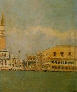 The Doge's Palace And The Campanile, Venice The Doge's Palace And The Campanile, Venice