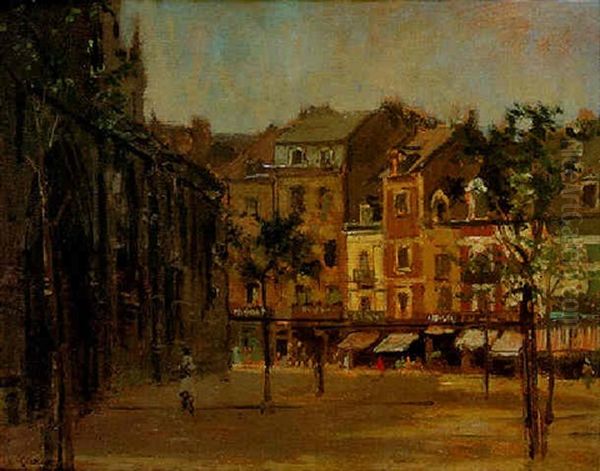 La Rue De La Boucherie With St. Jacques, Dieppe - view 1