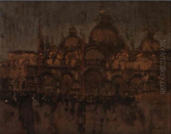 Facade Of St. Mark's, Venice - view 1