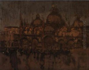 Facade Of St. Mark's, Venice by Walter Richard Sickert
