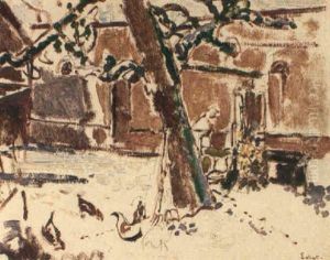 Kitchen Garden In Winter, Dieppe by Walter Richard Sickert
