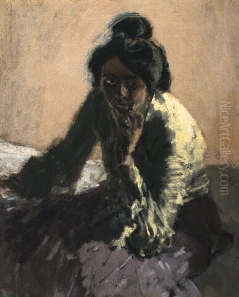 Seated Woman, Venice - view 1