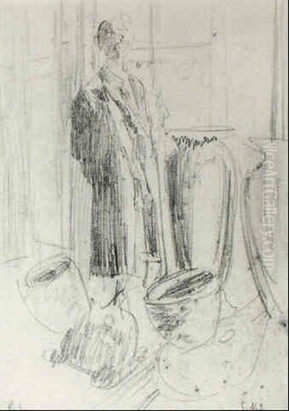 The Professor, Portrait Of Harold Gilman - view 1