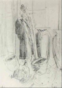 The Professor, Portrait Of Harold Gilman The Professor, Portrait Of Harold Gilman