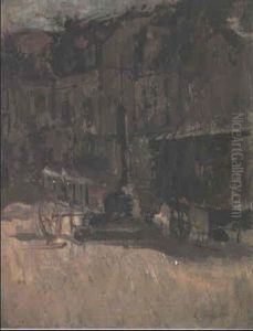 Market Cross, Dieppe by Walter Richard Sickert