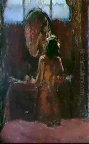 Nude Before A Mirror, Mornington Crescent - view 1