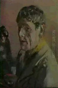 Self Portrait With La Giuseppina by Walter Richard Sickert