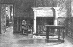 Interior Scene, Gwydir Castle, Llanrwst, North Wales by Samuel Sidley